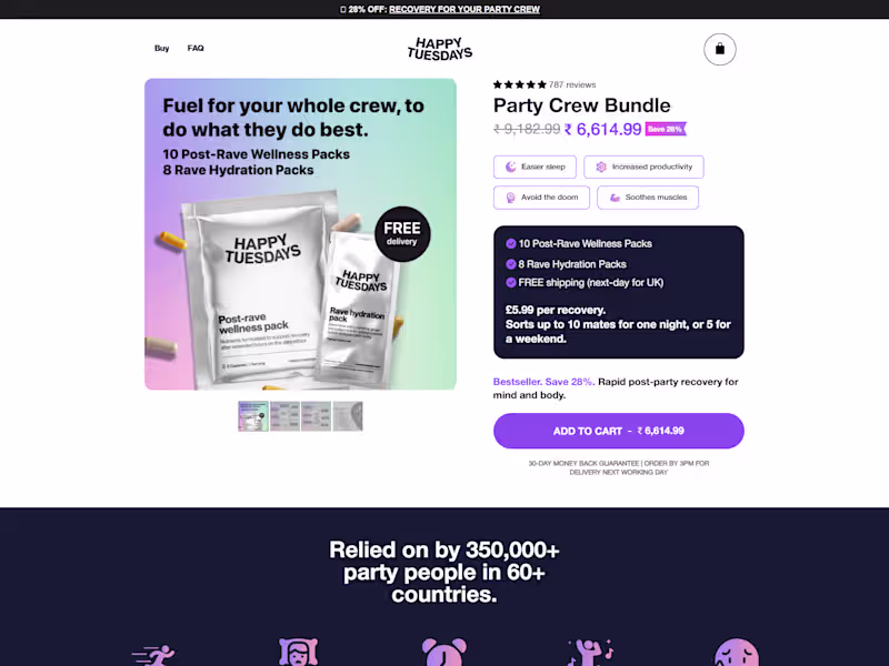 Cover image for Happy Tuesdays – Figma to Replo Party Bundle Landing Page