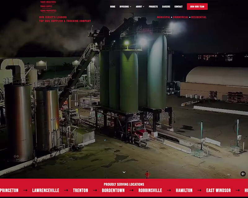 Cover image for Industrial Contracting Website