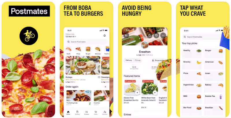 Cover image for Postmates App Overview and User Interface Preview