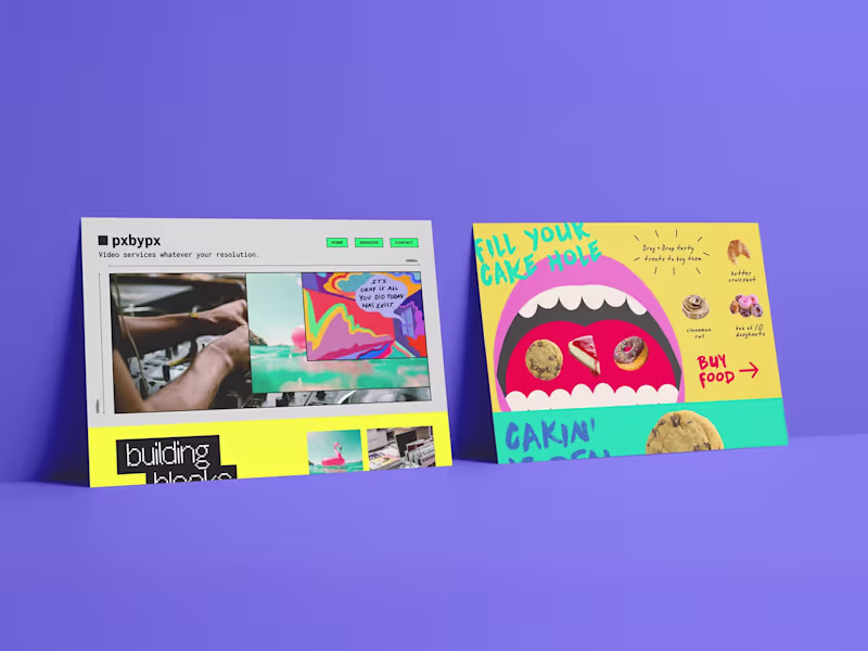 Cover image for Webheads - personal project exploring horizontal formats