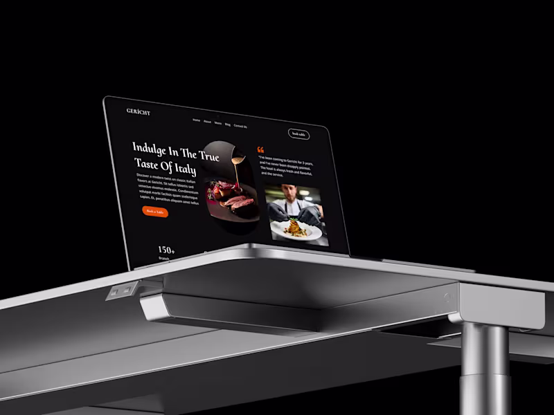 Cover image for Gerícht Website