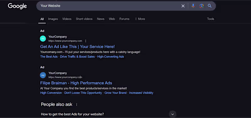 Cover image for Google Ads Search (Sample)