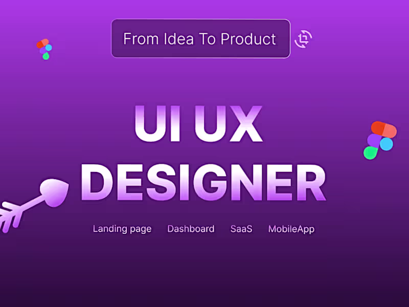 Cover image for Creative UI/UX Designer and expert in Figma and Web Design