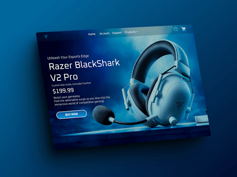 Cover image for Razer Product design concept website