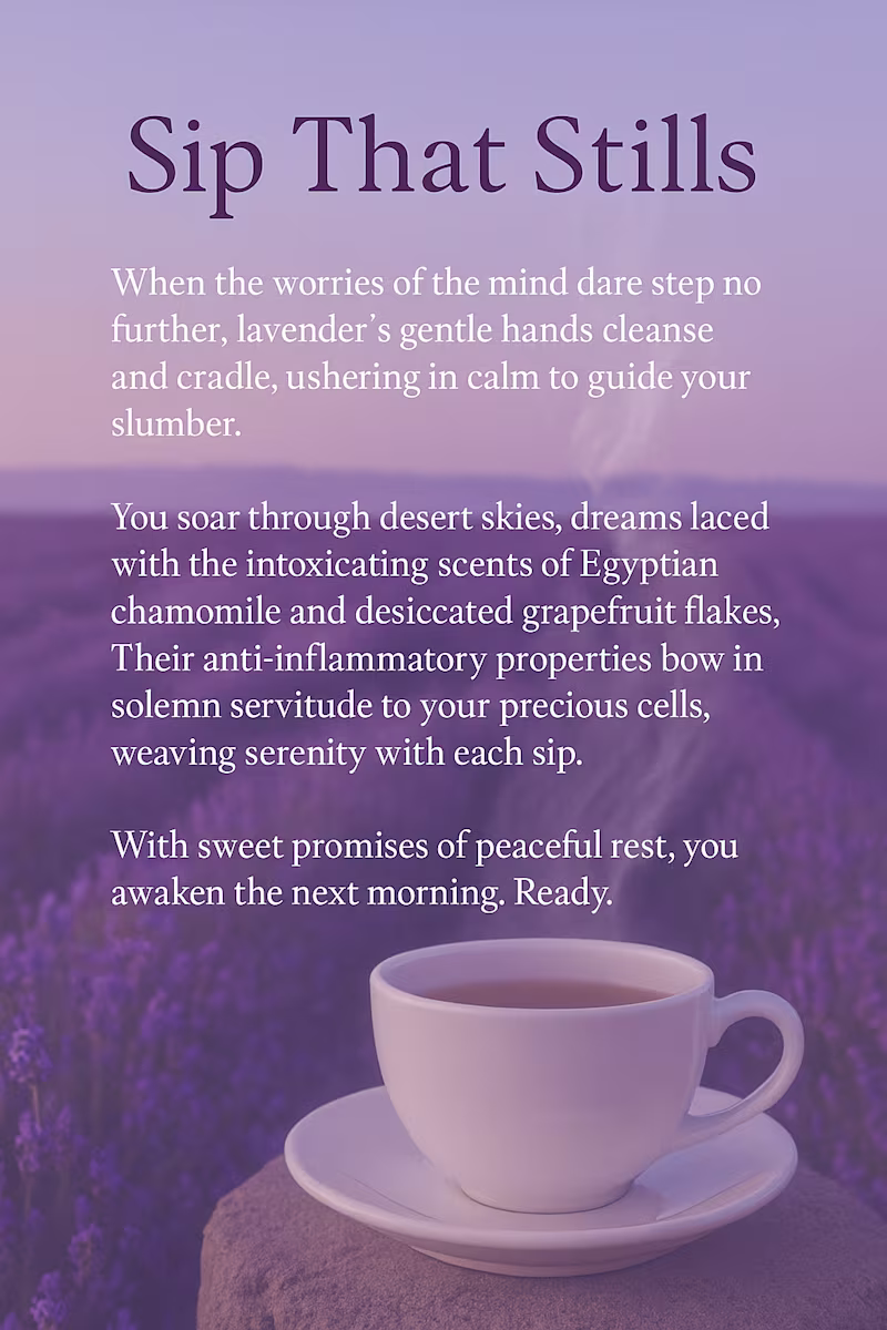 Cover image for A Sip That Stills