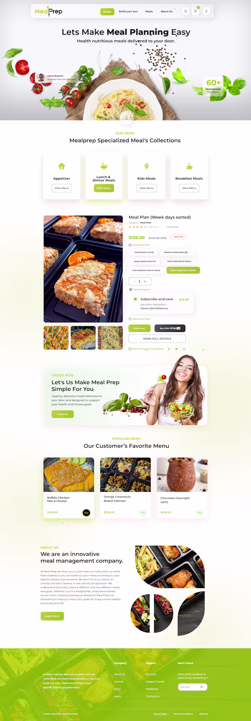 Cover image for MealPrep | Figma to Shopify store development
