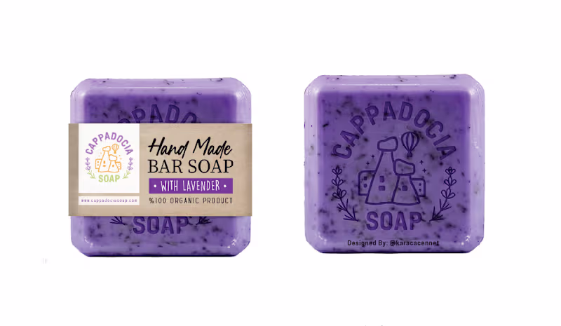 Cover image for SOAP PRODUCT LOGO AND PACKAGING DESIGN & mockup