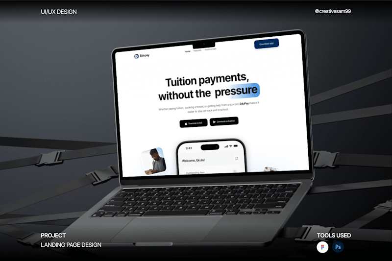 Cover image for LANDING PAGE DESIGN