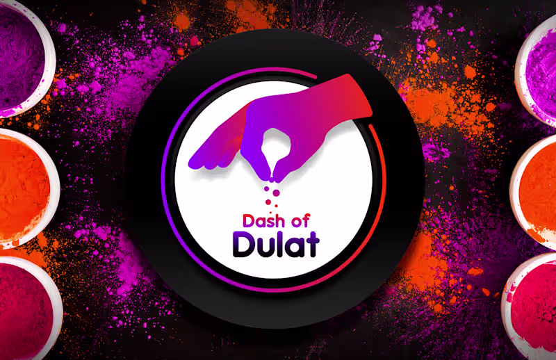 Cover image for Logo + animation | Cooking channel "Dash of Dulat" on Behance