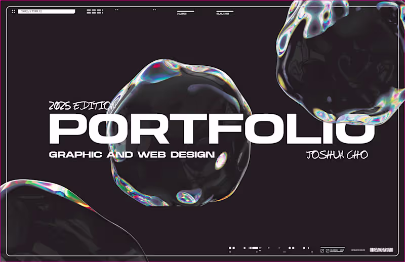 Cover image for PORTFOLIO 2025 | JOSHUA CHO