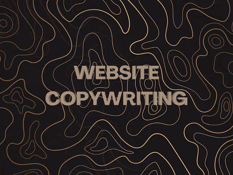 Cover image for Website Copywriting