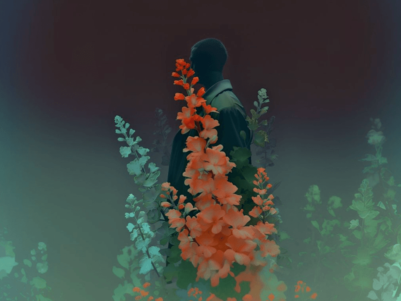Cover image for a story of an olfactory imprint, under IA influence
