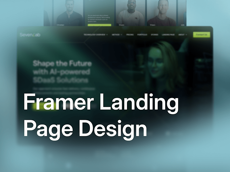 Cover image for Framer Landing Page Design Service