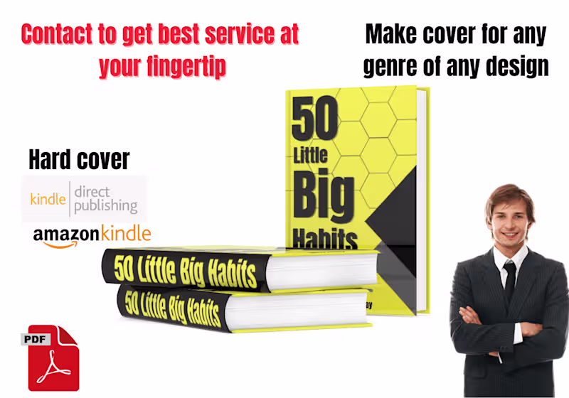 Cover image for Professional cover, Catchy cover entertaining book cover making