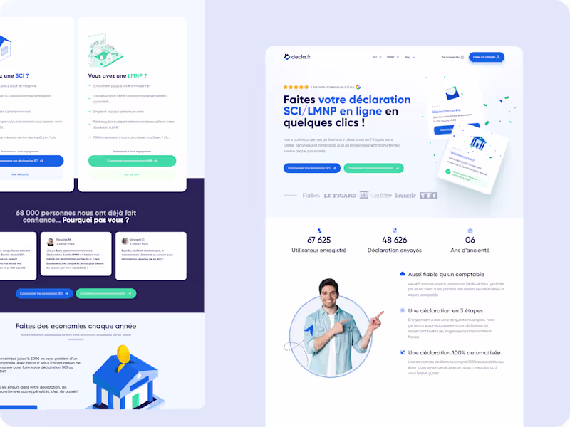 Cover image for Creation of the Decla.fr Webflow Site