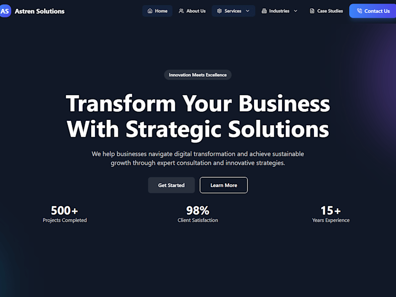 Cover image for Astren Website