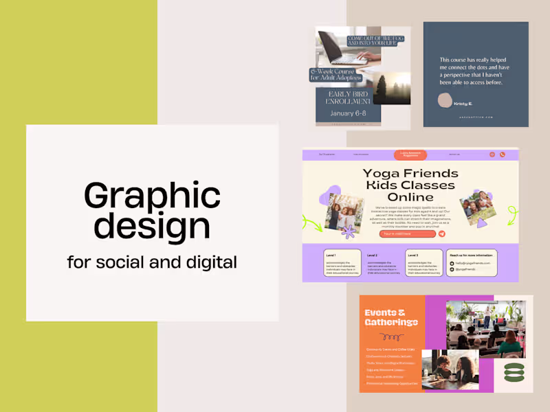 Cover image for Graphic Design for Social & Digital