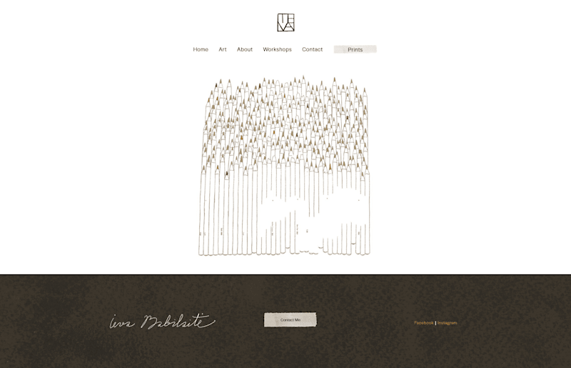 Cover image for Artist Squarespace Website & Webshop Design