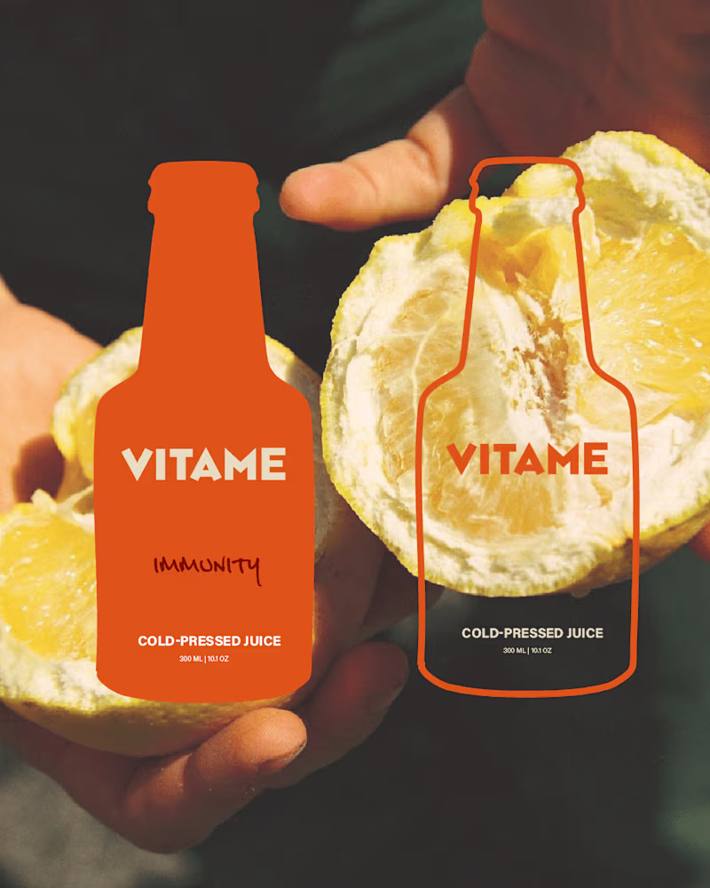 Cover image for 🍊 Vitame Branding When I feel like creating something outsi...