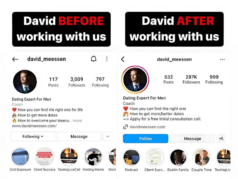Cover image for From 3K to 287K Followers in 6 Months – IG Growth via Shoutouts