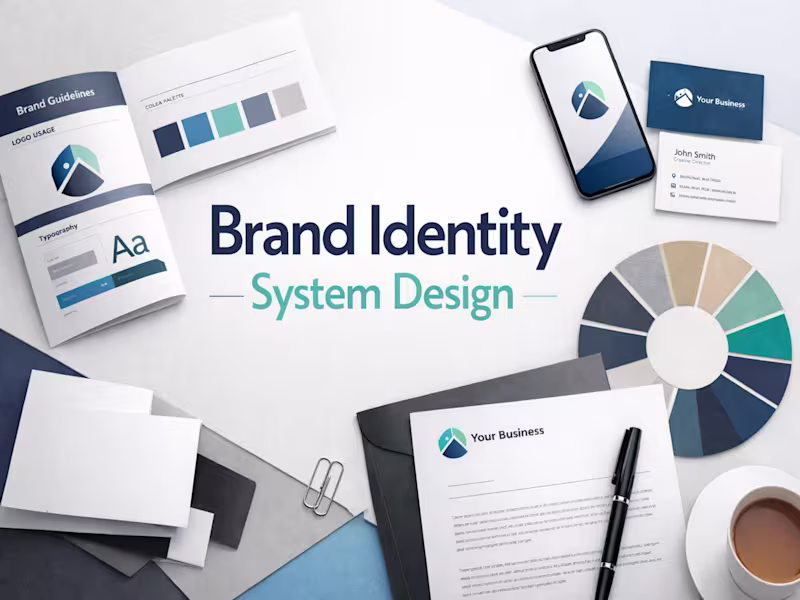 Cover image for Brand Identity System Design | Logo, Colors & Guidelines