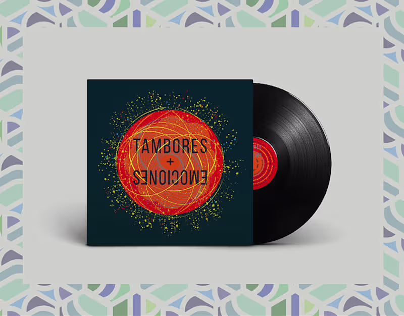 Cover image for Tambores y Emociones - Disco Vinilo