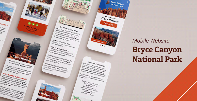 Cover image for HTML/CSS: Mobile Website :: Behance