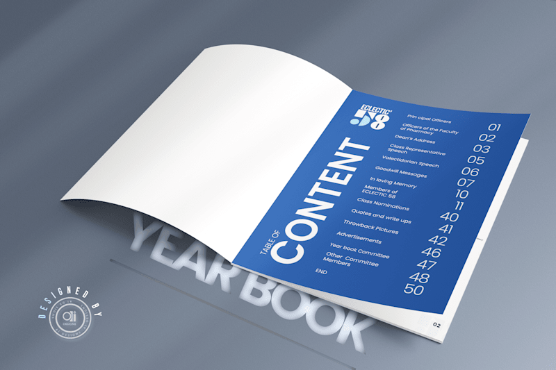 Cover image for ECLECTIC 58 Yearbook Design