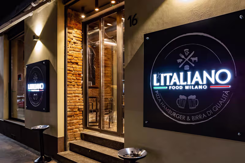 Cover image for L'Italiano Food visual identity and advertising