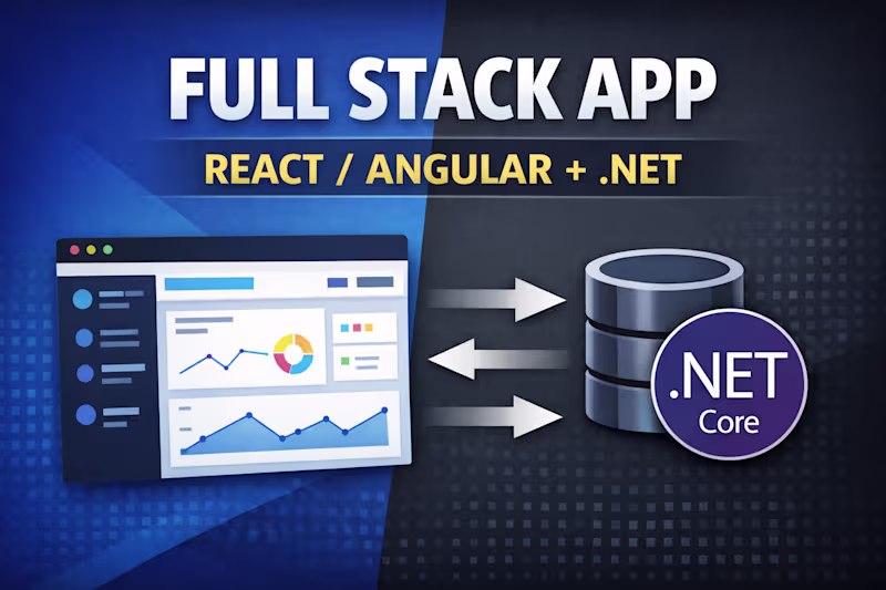 Cover image for Full-Stack Web App Using React or Angular with .NET Core