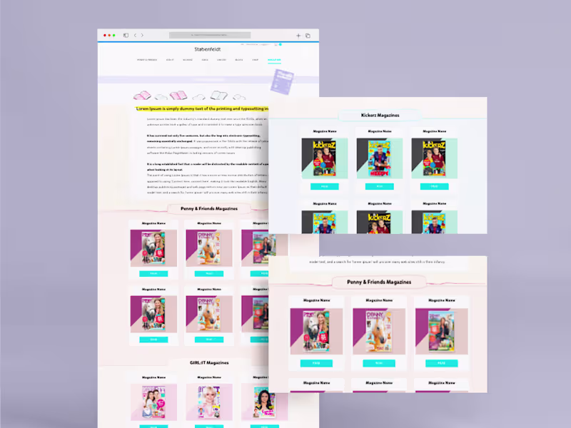 Cover image for Web Design & Dev / E-Commerce / UX/UI 