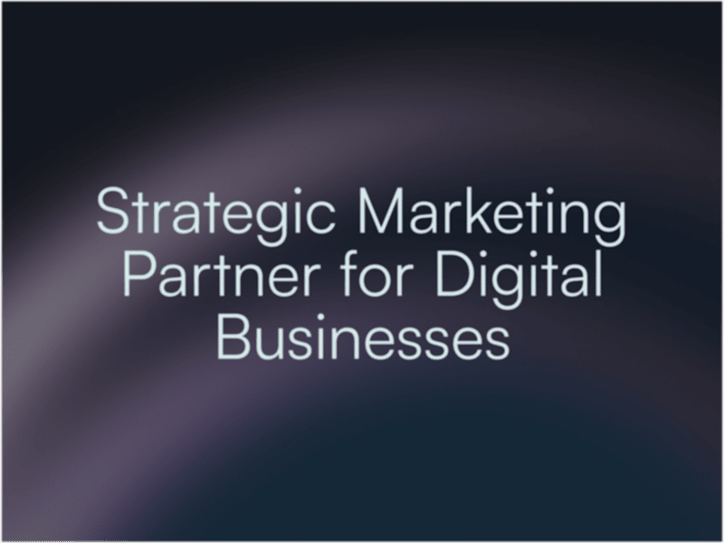 Cover image for Strategic Marketing Partner for Digital Businesses