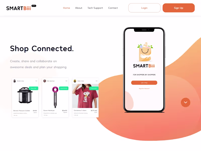 Cover image for Smartbiii - Crowd-Sourcing App for Product Deals