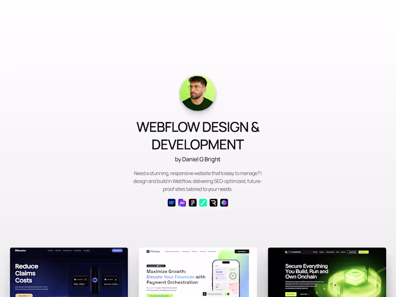 Cover image for Webflow • Website Design & Development
