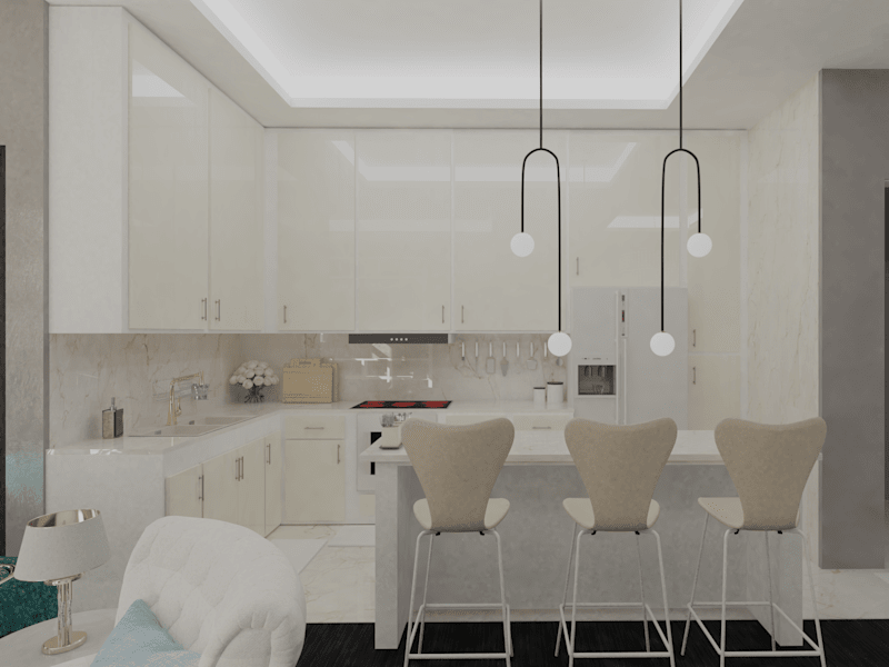 Cover image for I will create detailed Interior 3D Renders