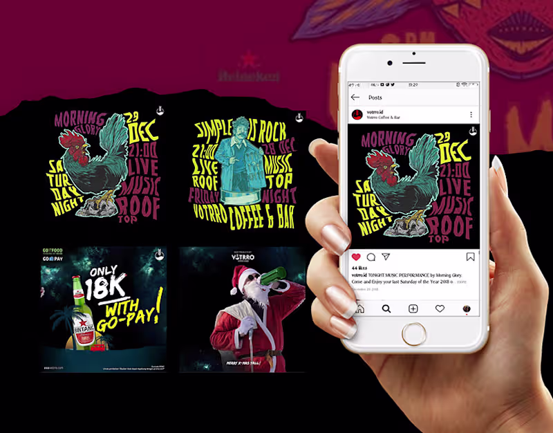 Cover image for SOCIAL MEDIA CONTENT - VOTRRO Coffee Rooftop - Jakarta