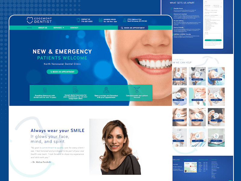 Cover image for Dental Clinic Website Design