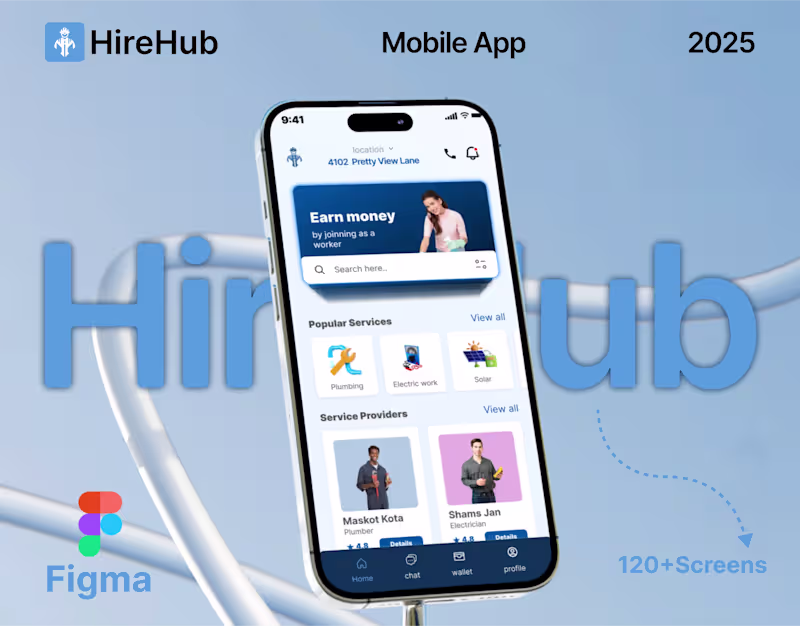 Cover image for Smart Hiring Platform Mobile App UI Case Study.