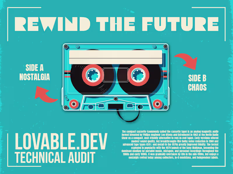 Cover image for LOVABLE TECHNICAL AUDIT