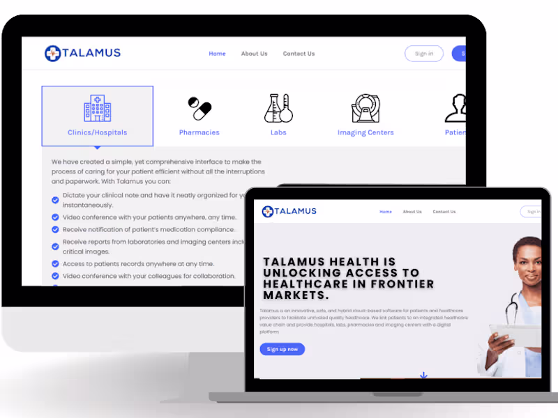 Cover image for Talamus Health (Healthcare) 