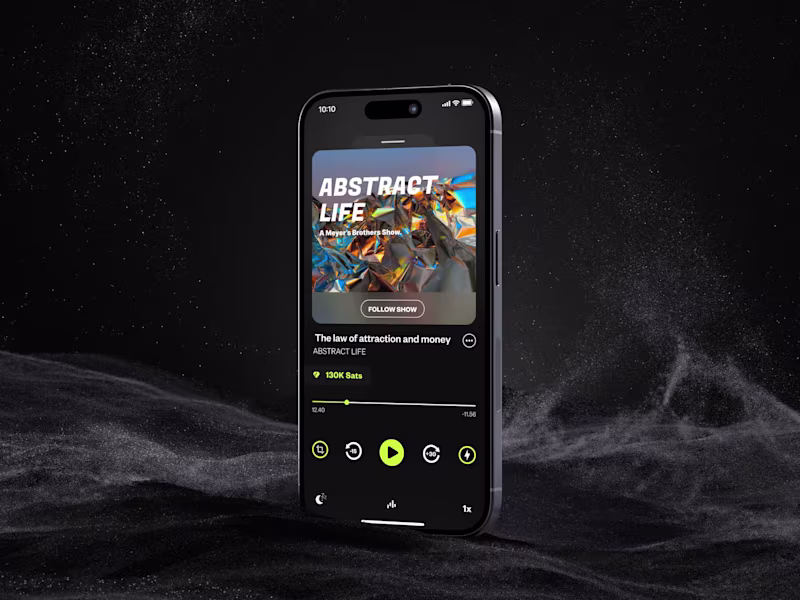 Cover image for Fountain - Podcast mobile App (UX/UI) Figma
