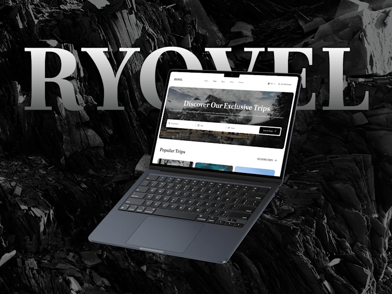 Cover image for Ryovel - Travel Agency Website UI Kit