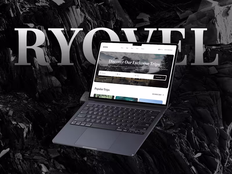 Cover image for Ryovel - Travel Agency Website UI Kit