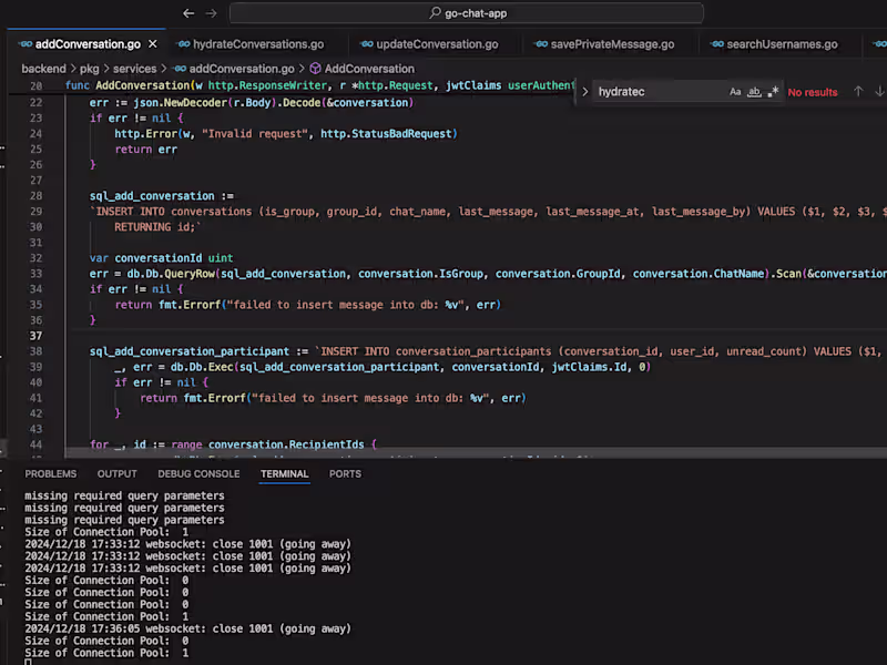 Cover image for Real-Time Chat Application with Websockets, React and Golang