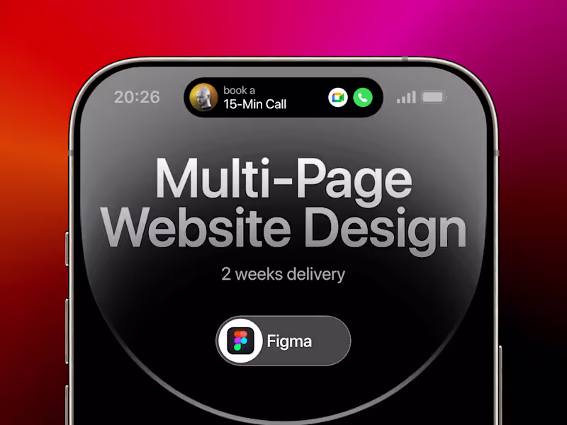 Cover image for Multi-Page Website Design