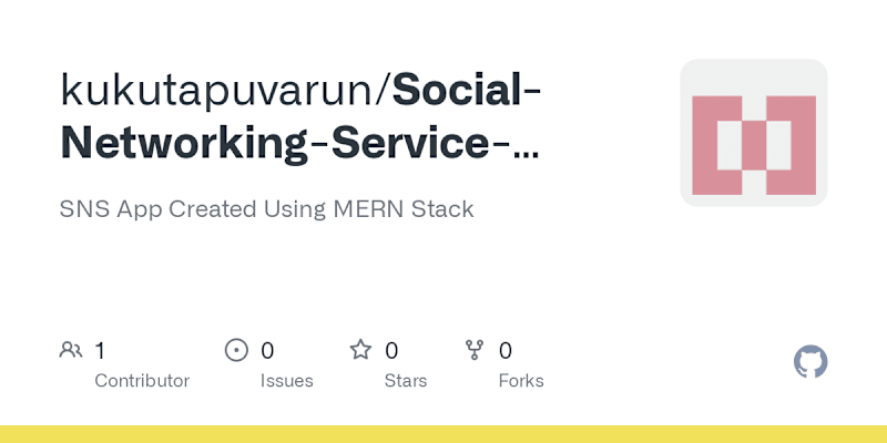 Cover image for kukutapuvarun/Social-Networking-Service-Website