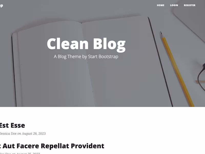 Cover image for Simple Blog with Spring MVC