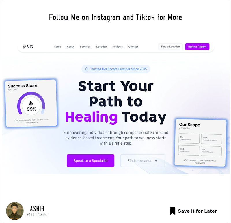 Cover image for BHG Recovery Website Re-Design