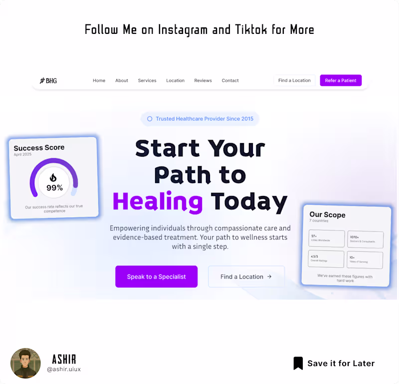 Cover image for BHG Recovery Website Re-Design