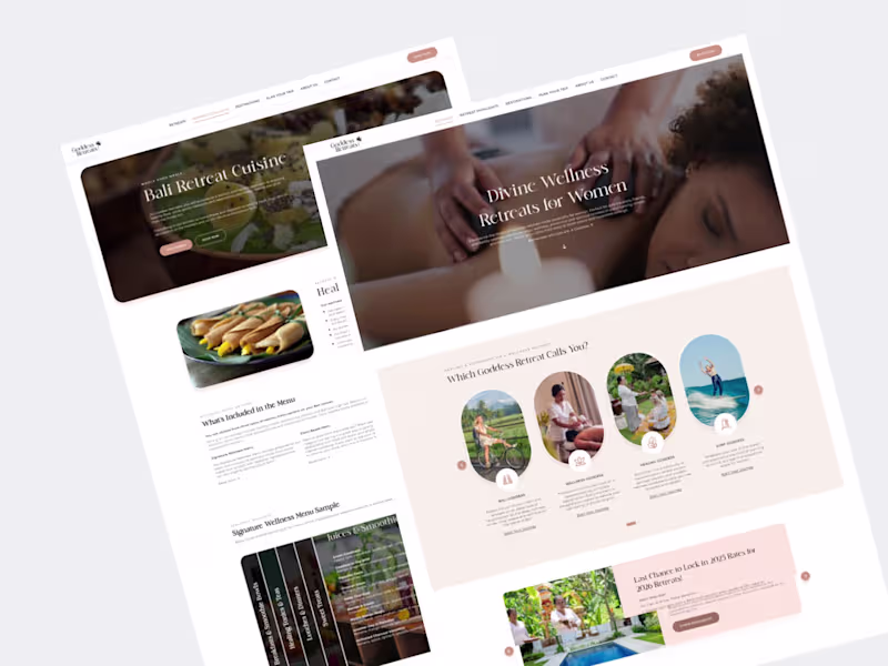 Cover image for Goddess Retreats